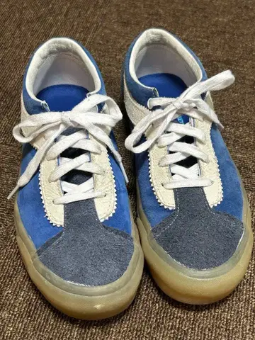 [ 레어 ] VANS 단종 파랑 스카이블루 스웨이드&가죽 스니커즈