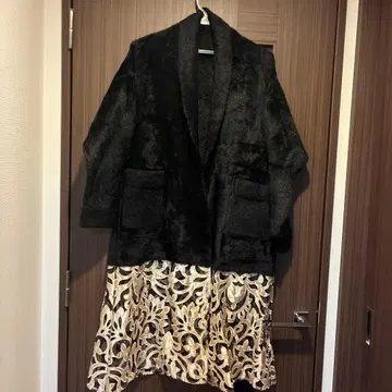 플라워 레이스 긴팔 가디건(원피스)