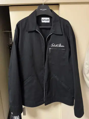 Schott 블랙 점퍼 XL