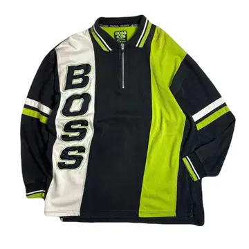 90s 00s BOSS 긴팔 피케 셔츠 힙합 y2k 빈티지