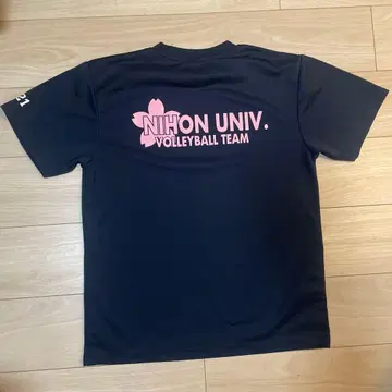 일본대학 배구 T셔츠 L 네이비