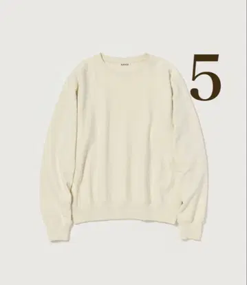 AURALEE 25SS SMOOTH SOFT BD SWEAT P/O