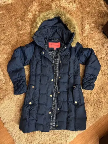 새상품급 Betsey Johnson 네이비 다운 자켓 S