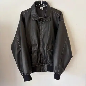 x-girl 페이크 가죽 자켓 S 사이즈
