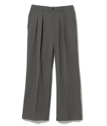 BEAMS HEART 마 혼방 투 턱 와이드 슬랙스