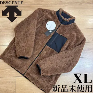 새상품 데상트 플리스 자켓 보아 자켓 리버서블 XL