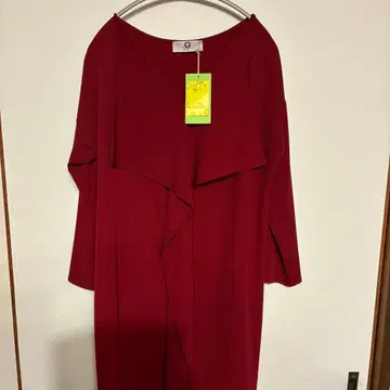 [ 미사용 새상품 ] AL GENTE 랩 디자인 원피스 42 레드