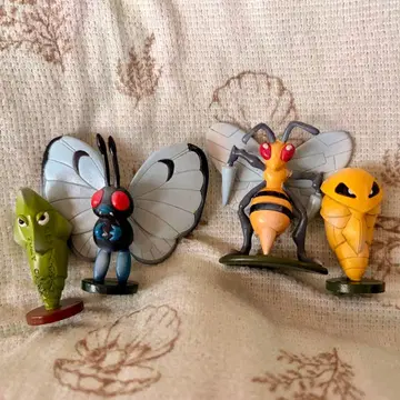 포켓몬 몬코레 트랜셀, 버터플라이, 코쿤, 스피어 피규어 레트로