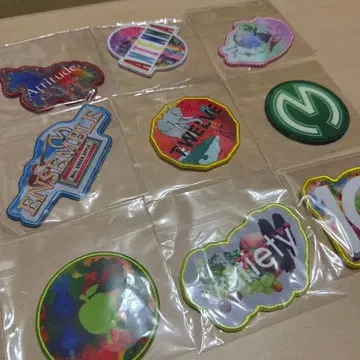 [ 10 ] 게임 셔츠 와펜 전 10종 중 9개