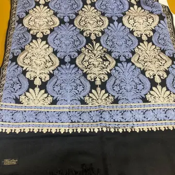 Kashmir 자수 스톨 100% 울