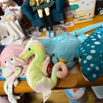 비니 베이비즈 세트 4점