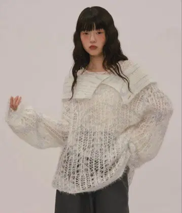 loin nuit 로완뉴이 시어 컬러 니트