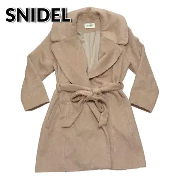 SNIDEL 스나이델 가운 코트 양모 울 퍼