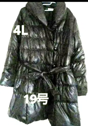 리제이 다운 코트 블랙