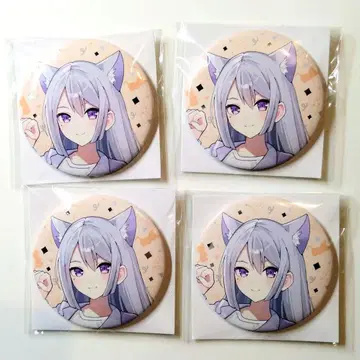 히구치 카에데 완냥 days 금박 캔뱃지 니지산지