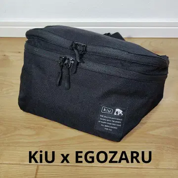 KiU 키우 EGOZARU 에고자루 바디백 백팩 2way 블랙