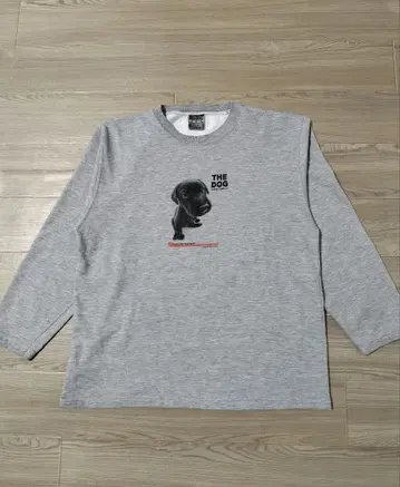 THE DOG 래브라도 리트리버 개 애니멀 맨투맨 트레이닝복 그레이