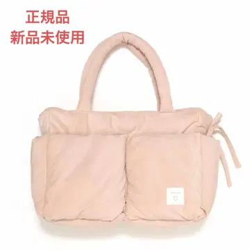 andmary Mary 퀼팅 스웨이드 백 핑크 정품