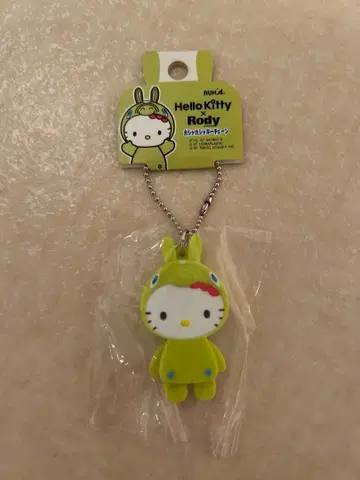 [ 헤이세이 레트로 ] 산리오 헬로키티 로디 찰랑찰랑 키체인