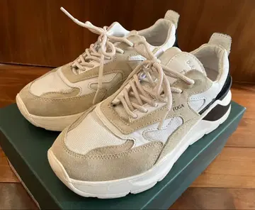 DATEFUGA 스웨이드 메쉬 스니커즈 23.5cm