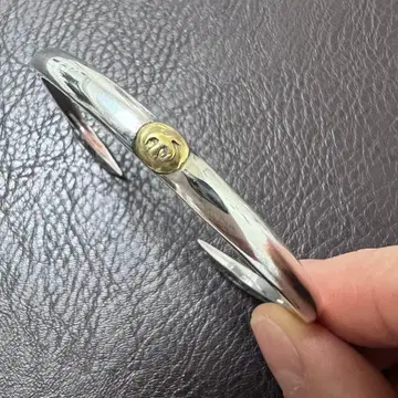 실버 925 트위스트 디자인 뱅글