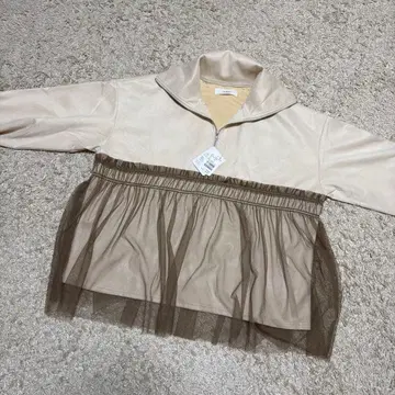 w closet 베이지 집업 트레이닝복