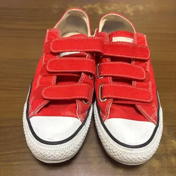 레드 ALL STAR 벨크로 스니커즈