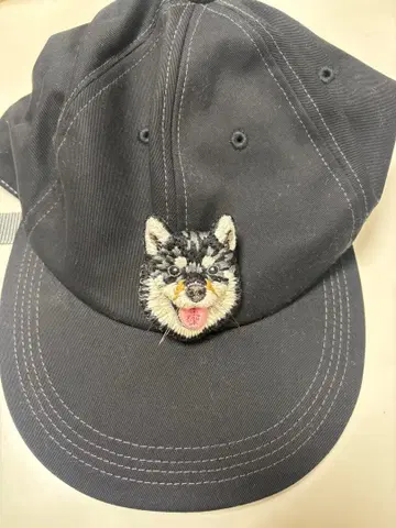 CA4LA WAO-N CAP 와오!캡 블랙 시바견