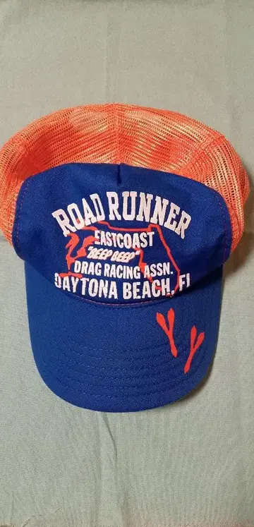 체스윅 로드러너 메쉬캡 블루 x 오렌지