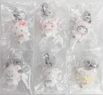 산리오 포근포근 스노우 메지루시 액세서리