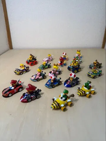 마리오 카트 미니카 19개 묶음 판매