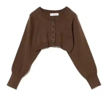 Ray beams 크롭 크루넥 가디건