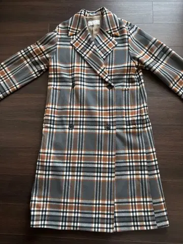 플라주 울 100% 롱 코트