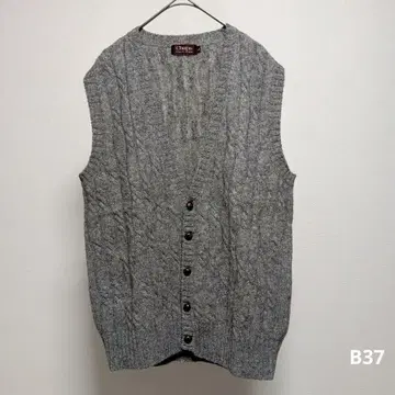 챕스 랄프 로렌 싸개 케이블 가디건 베스트 울