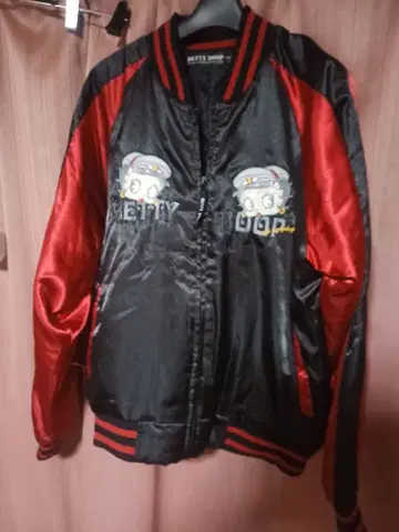 BETTY BOOP 베티짱 스카잔 블랙 빨간색 F 사이즈