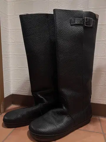 koos 코스 블랙 롱 부츠 버클 포함 37 사이즈