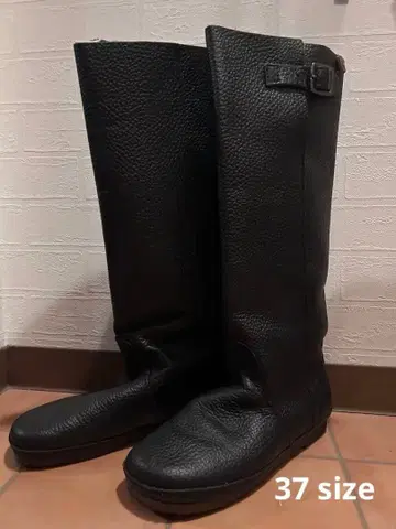 koos 코스 블랙 롱 부츠 버클 포함 37 사이즈