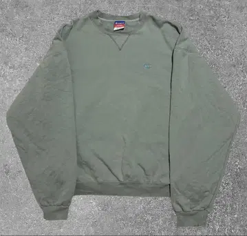 00년대 챔피온 ATHLETIC 챔피온 로고 자수 맨투맨