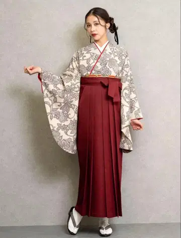 하카마 졸업식 버건디 파티 사은회 빨간색 계열