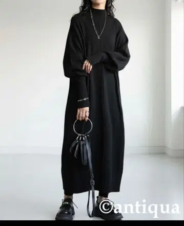 antiqua 마쉬멜로우 터치 니트 원피스