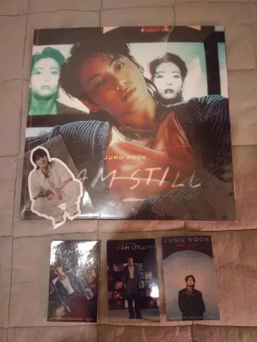 정국 영화 I AM STILL 팜플렛 & 입장 혜택 스티커