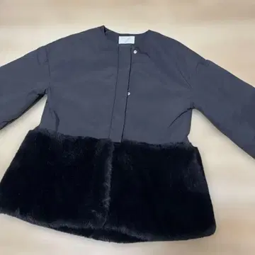 새상품급 CELFORD 퍼 도킹 코트