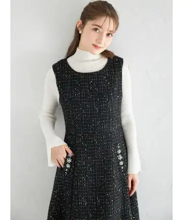 토코 클로젯 트위드 원피스