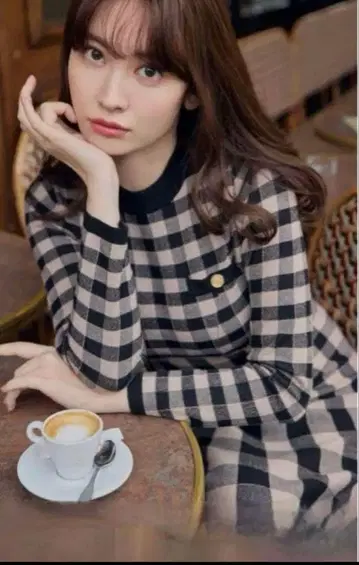 Herlipto Plaid Jacquard Knit Dress S