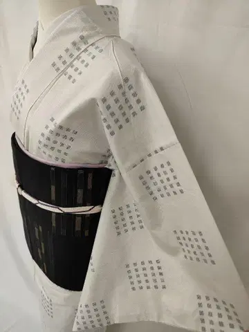 새상품급 순수 실크 화이트 오시마 명주 단품