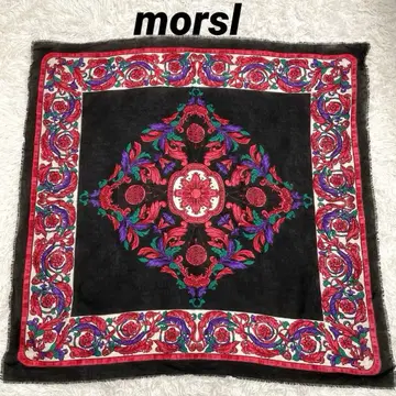 morsl 모스리 대형 스카프 태피스트리 인테리어 크로스 블랙