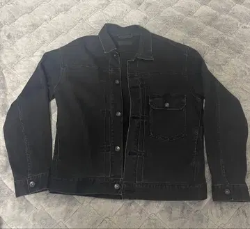 UNIQLO 블랙 데님 자켓 M 제조 종료품