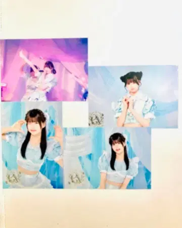 AOAO 한정판 프로마이드 쿠로사키 리아 4점 세트