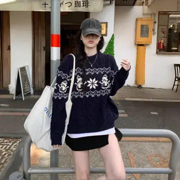 포근포근 니트 겨울 나들이 모임 데이트에 최적