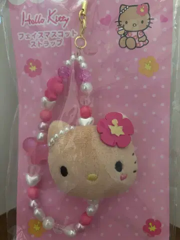 헬로키티 일광화상 키티 페이스 마스코트 스트랩